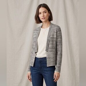 Eileen Fisher Soft Jacket Maple Oat Blazer Like Silhouette‎ Capsule Organic